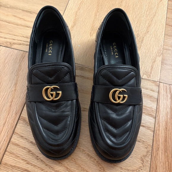 Gucci Loafer- double G leather loafer - Picture 1 of 4